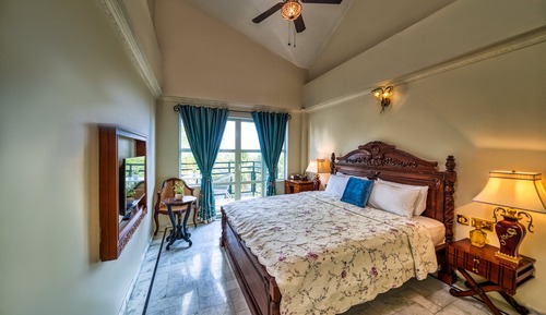 Suite familiar, balcón, vistas al jardín