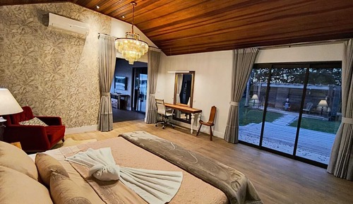 Chalet Deluxe, balcón, vistas al lago