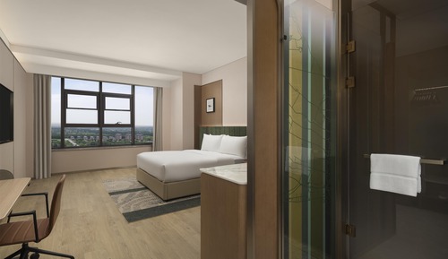 Habitación Deluxe, 1 cama de matrimonio grande, vistas al lago