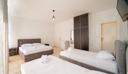 Habitación cuádruple, vistas al mar