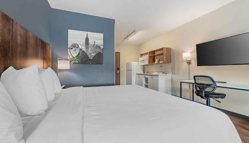 Estudio estándar, 1 cama de matrimonio grande, no fumadores, frigorífico y microondas