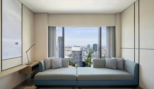 Habitación Deluxe, 1 cama de matrimonio grande, no fumadores, vistas a la ciudad
