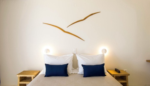 Habitación básica doble, balcón, vistas al mar