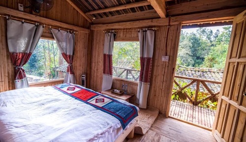 Habitación doble superior, vistas al jardín