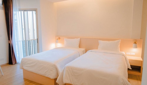 Habitación estándar con 2 camas individuales, vistas a la ciudad