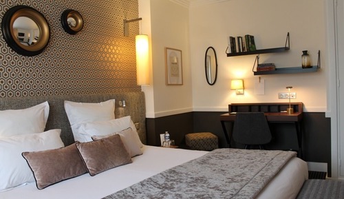 Habitación doble superior, 1 cama de matrimonio grande, baño privado