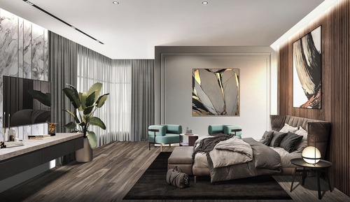 Habitación exclusiva, vistas a la ciudad