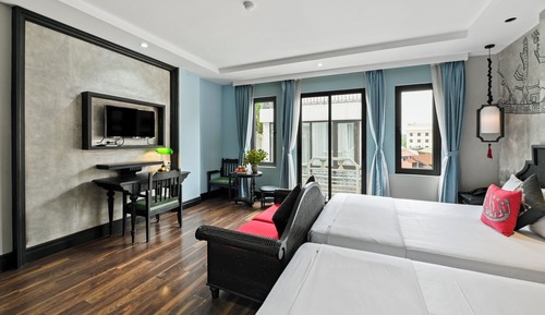 Habitación triple familiar, vistas a la ciudad