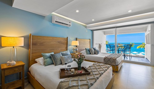 Apartamento Confort, 2 camas de matrimonio, balcón, vistas a la playa