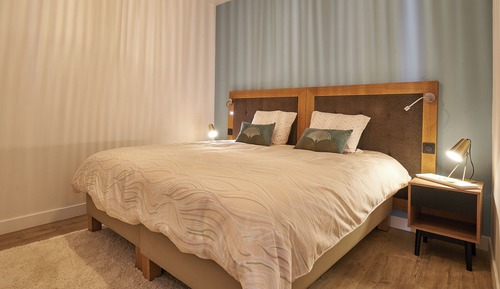 Apartamento Deluxe, 1 cama de matrimonio, cocina, vistas a la ciudad