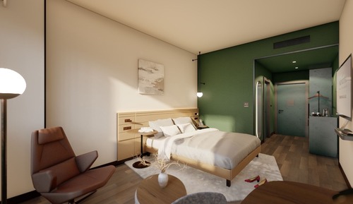 Habitación superior, 1 cama doble, accesible para personas con discapacidad