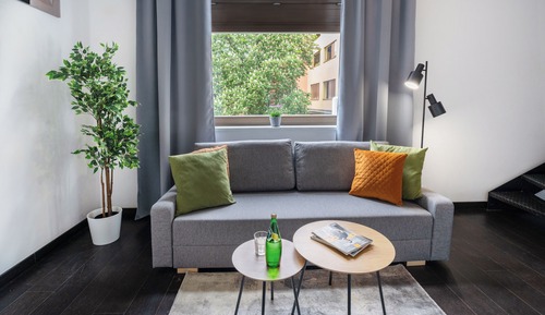Apartamento Confort, no fumadores, vistas al patio