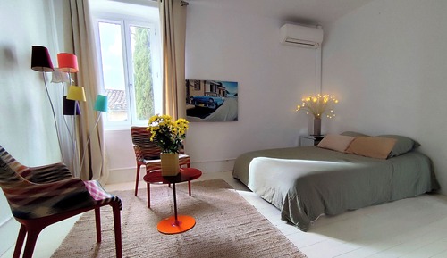 Habitación doble, vistas al patio