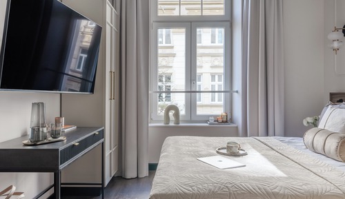 Suite estudio superior, vistas a la ciudad