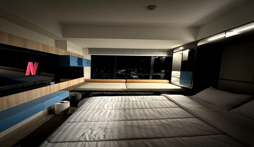 Estudio Premium, 1 cama de matrimonio, balcón, vistas a la ciudad