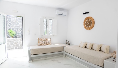 Habitación cuádruple, vistas a la piscina