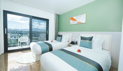 Habitación con 2 camas individuales (Garden Oceanview Twin)