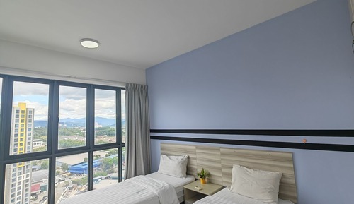 Apartamento Deluxe, 3 habitaciones, balcón, vistas a la ciudad