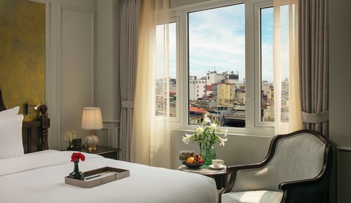 Habitación Deluxe con 1 cama doble o 2 individuales, vistas a la ciudad
