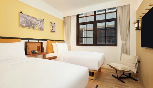 Habitación estándar, 2 camas individuales, vistas a la ciudad