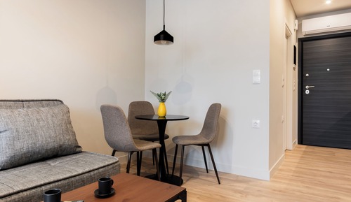 Apartamento familiar, 1 cama de matrimonio con sofá cama, vistas a la ciudad