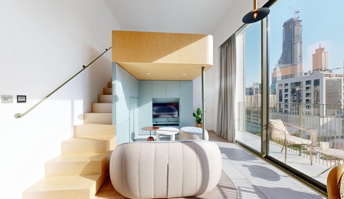 Loft Deluxe, 1 habitación, baño privado, vistas a la ciudad