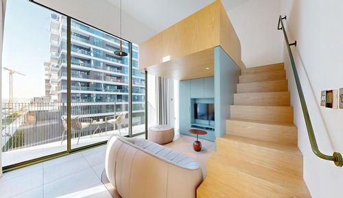 Loft Deluxe, 1 cama de matrimonio, baño privado, vistas a la ciudad
