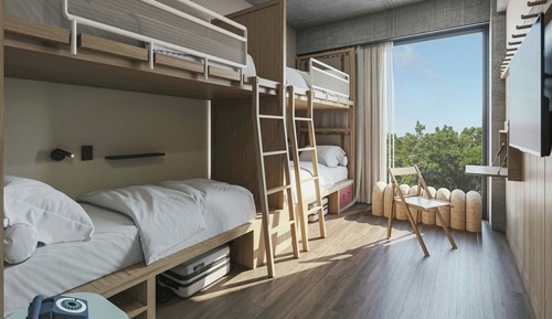 Habitación, varias camas, no fumadores