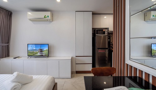 Suite estudio, vistas al patio