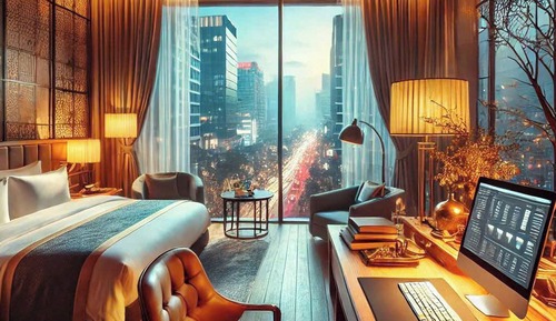 Suite de lujo, balcón, vistas a la ciudad
