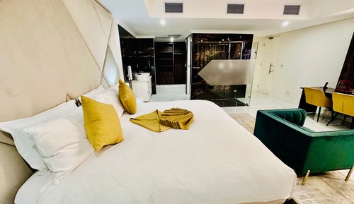 Suite Premium, balcón, vistas al jardín