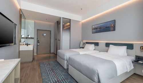 Habitación básica doble, vistas a la ciudad