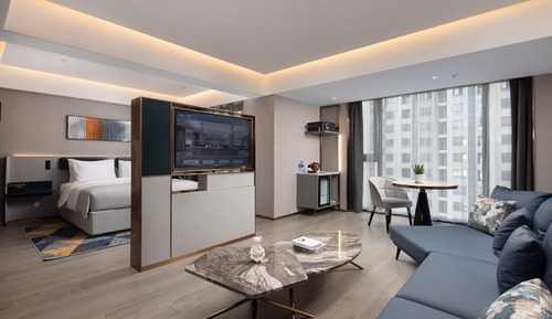 Suite familiar, vistas a la ciudad