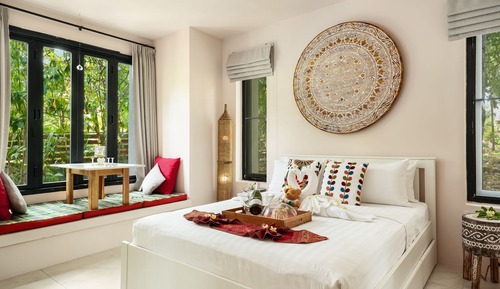 Villa, 3 habitaciones, balcón, vistas al jardín