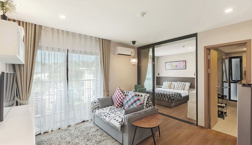 Apartamento estándar, balcón, vistas al patio