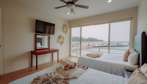 Suite, 2 camas dobles, vistas al mar