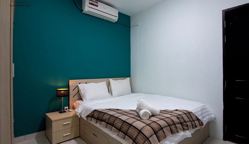 Apartamento de lujo, 2 habitaciones, cocina, vistas a la ciudad