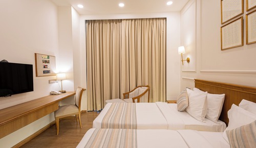 Habitación Deluxe con 2 camas individuales, no fumadores, vistas a la ciudad