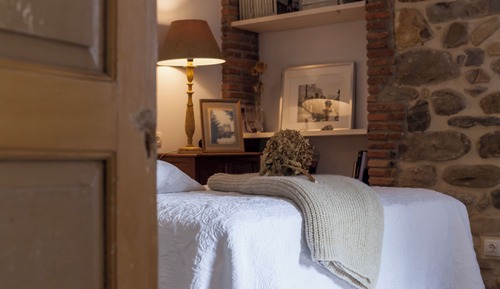 Habitación romántica, vistas a la montaña