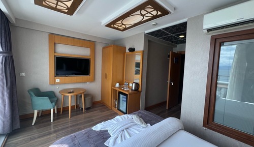 Habitación estándar doble, balcón, vistas al mar
