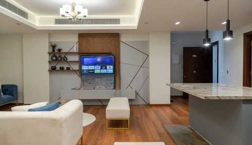 Apartamento de lujo, 2 habitaciones, vistas a la ciudad