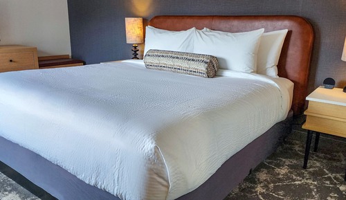 Estudio, 1 cama de matrimonio grande, vistas a la ciudad