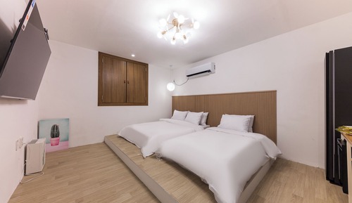 Habitación de lujo con 2 camas individuales