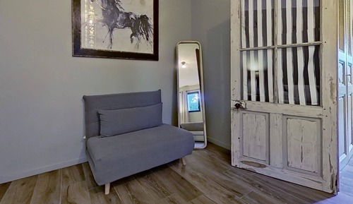 Apartamento, patio, vistas al jardín
