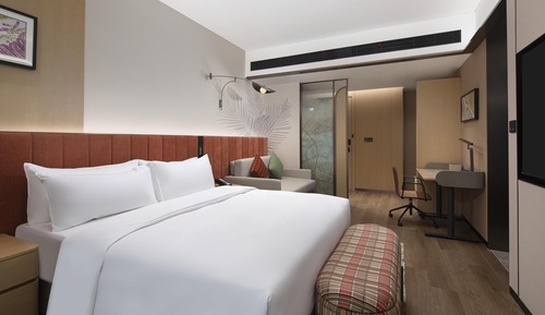Habitación superior, 1 cama de matrimonio grande