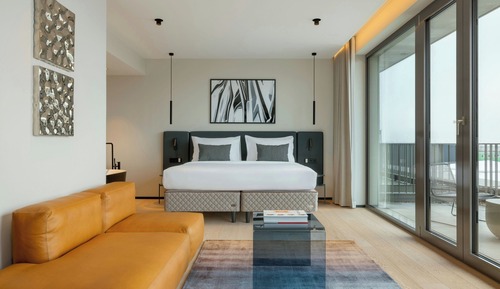Suite junior, 1 cama de matrimonio grande, no fumadores, vistas al jardín