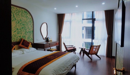Habitación individual Deluxe, 1 cama de matrimonio grande, vistas a la ciudad