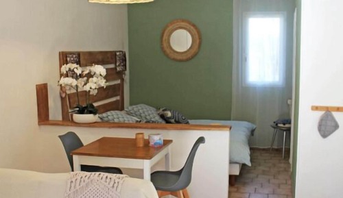 Apartamento básico, vistas al jardín