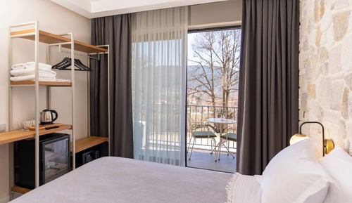 Habitación estándar doble, balcón, vistas al lago