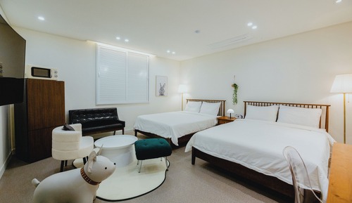 Habitación doble superior, 2 camas de matrimonio